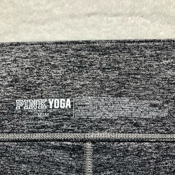 Victoria’s Secret PINK Gray and Yellow Capris - Picture 2 of 6